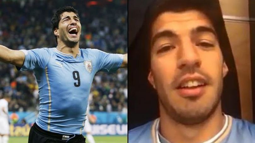 Suarez eroe d'Uruguay. Video dagli spogliatoi