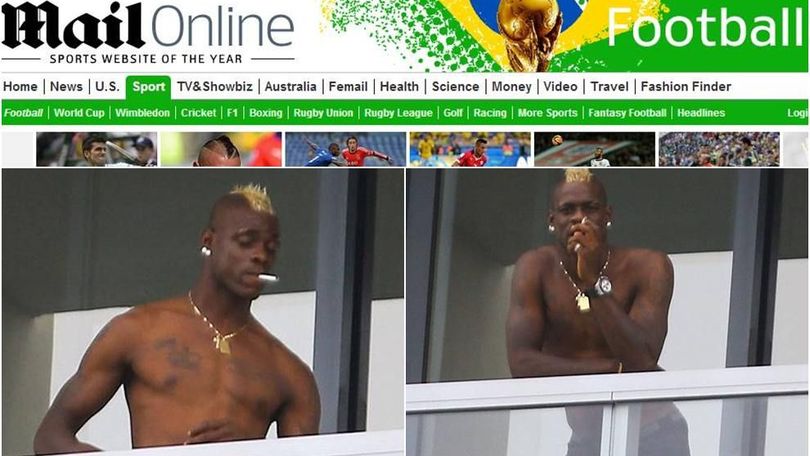 Balotelli a Miami, relax con sigaretta