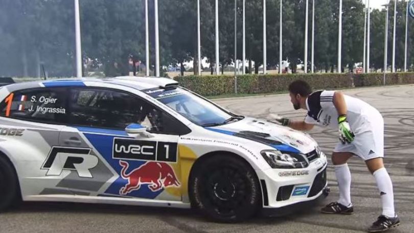 Muller: sfida ai rigori contro il rallysta Ogier
