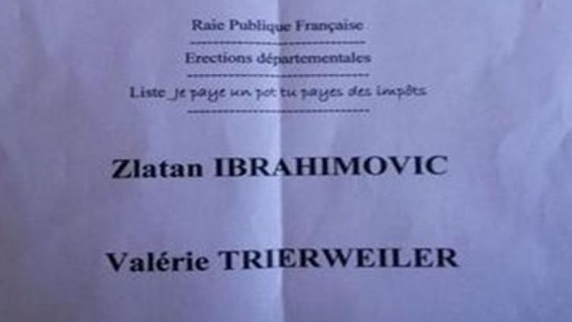 Elezioni Francia, anche un voto per Ibrahimovic!