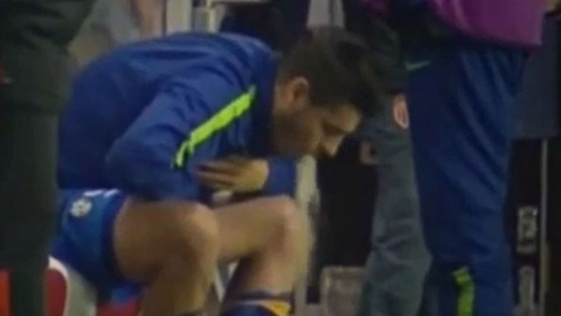 Morata si sente male e vomita in panchina