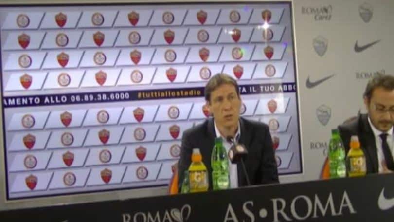 Garcia: "Roma, non perdiamo tempo"