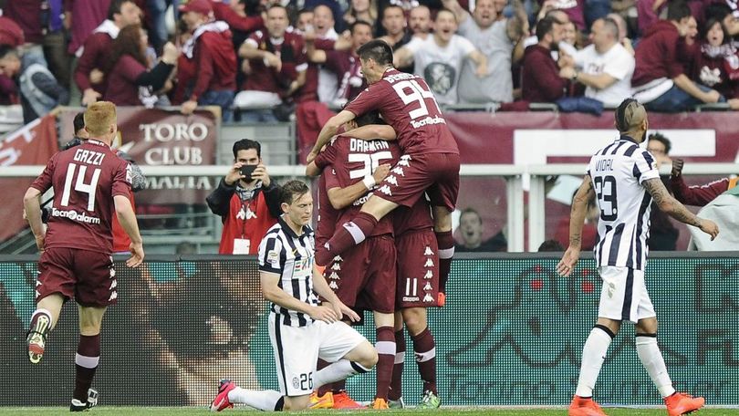Torino-Juventus 2-1: Pirlo, poi Darmian e Quagliarella