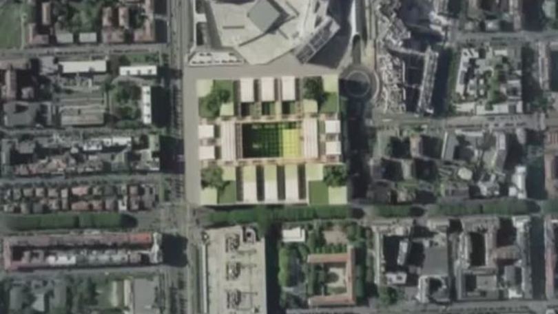 Il nuovo stadio del Milan in zona Portello