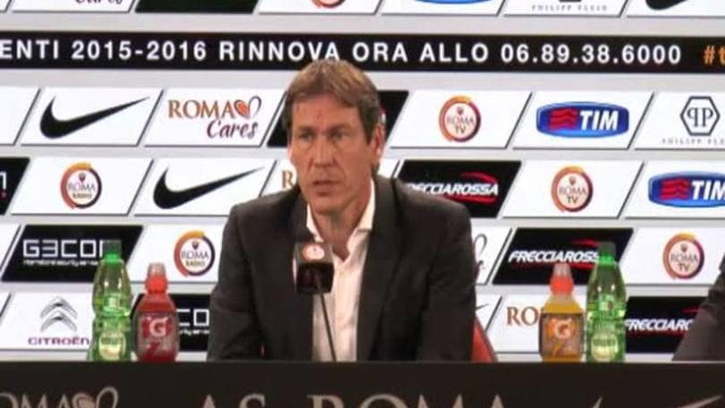 Garcia: "Totti è importante per noi"