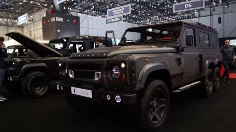 Land Rover Flying Huntsman, il Defender diventa 6x6