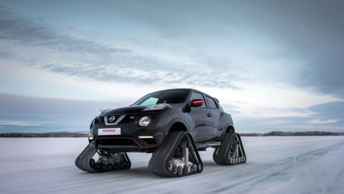 Nissan Juke RSnow, l'inarrestabile SUV cingolato