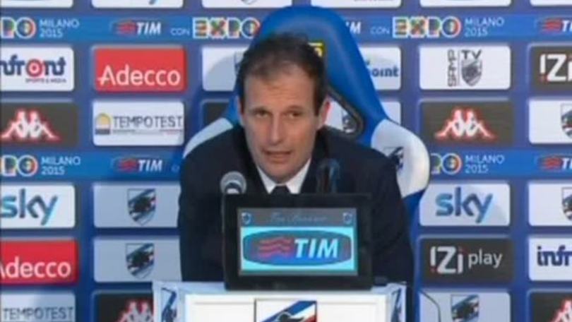 Allegri: "Orgoglioso di aver vinto a Torino e Milano"