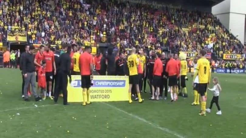 Watford, che festa per la promozione