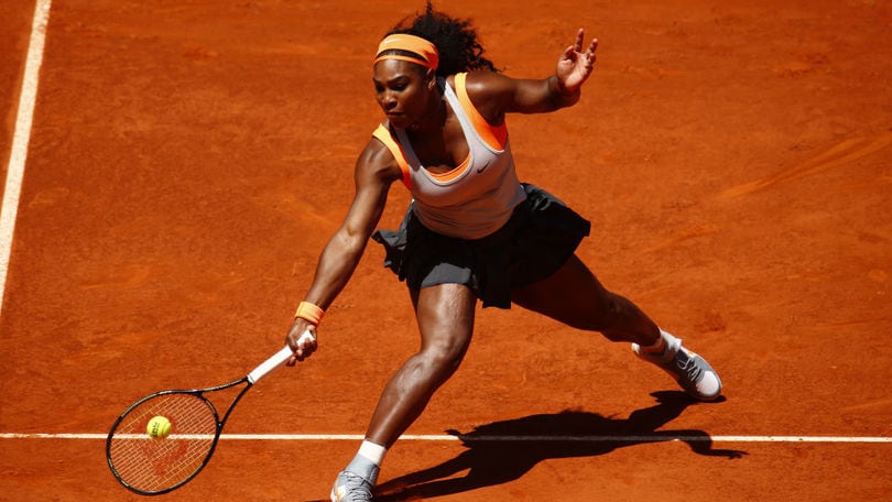 FOTO Serena Williams, il muscolo fa i capricci a Madrid