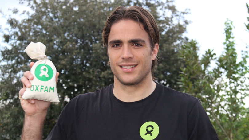 Matri in campo per Oxfam nella campagna "Sfido la fame"