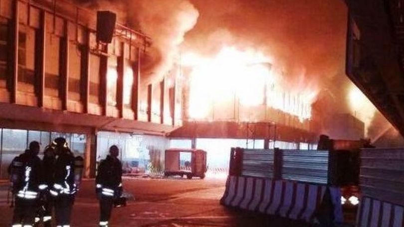 Fiumicino, che caos Incendio in aeroporto