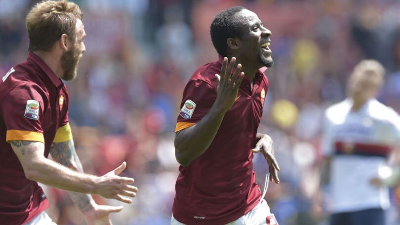 Roma-Genoa 2-0 ancora Doumbia e Florenzi per la corsa Champions League