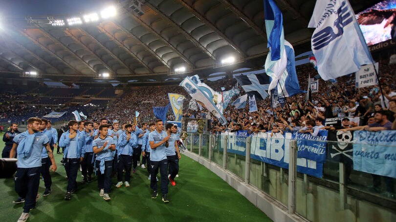 FOTO La baby Lazio fa festa all'Olimpico con la Coppa Italia