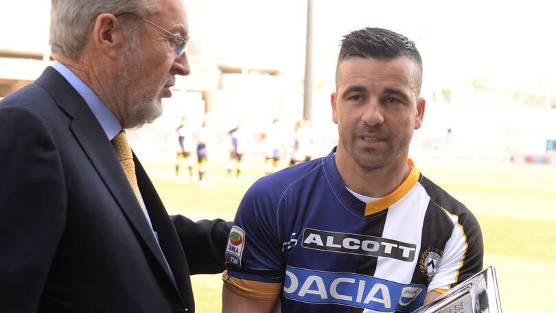 FOTO L'Udinese premia i 206 gol di Toto Di Natale