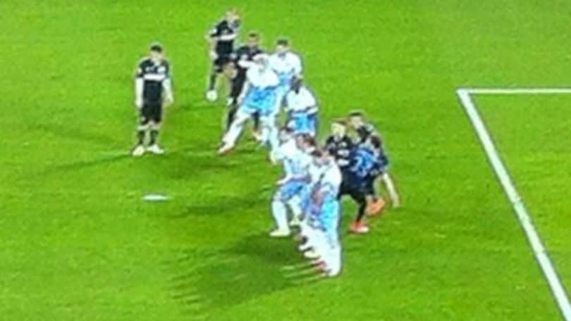 FOTO Lazio furiosa: fuorigioco sul primo gol dell'Inter