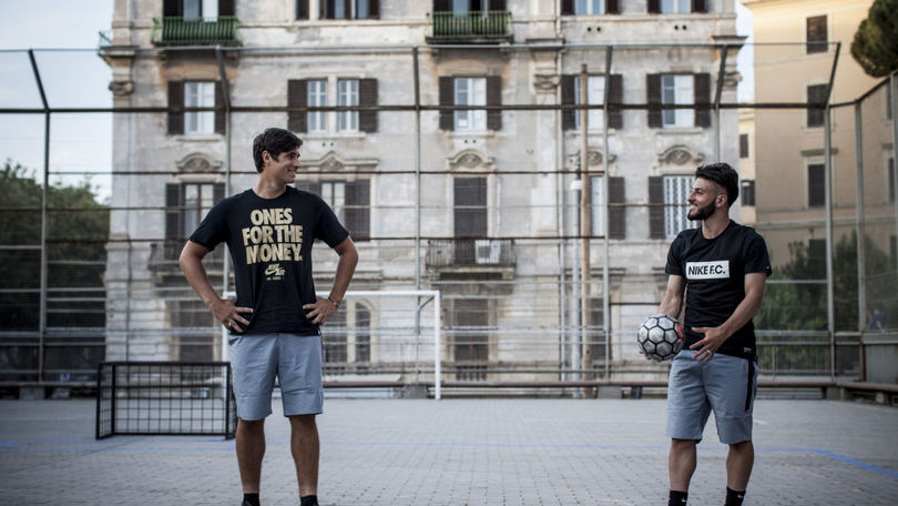 FOTO Verde e Moroni giocano a calcio tennis al “Nike Football X”
