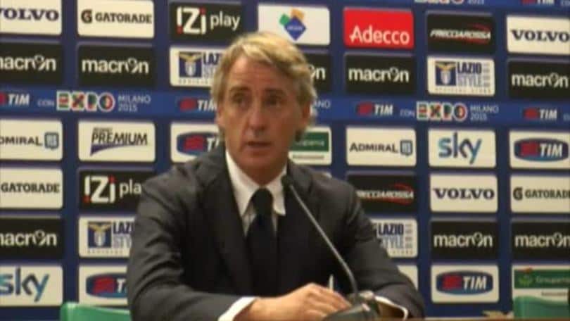 Mancini: "Riduttivo parlare dell'arbitro"