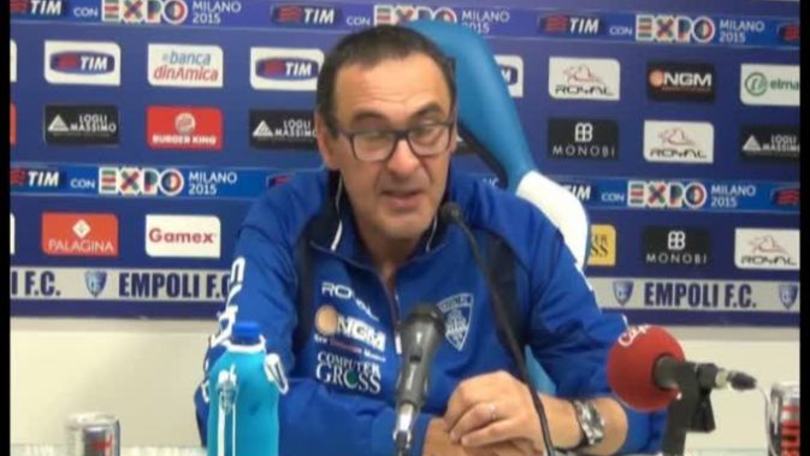 Sarri: "La Fiorentina ha avuto c**o"
