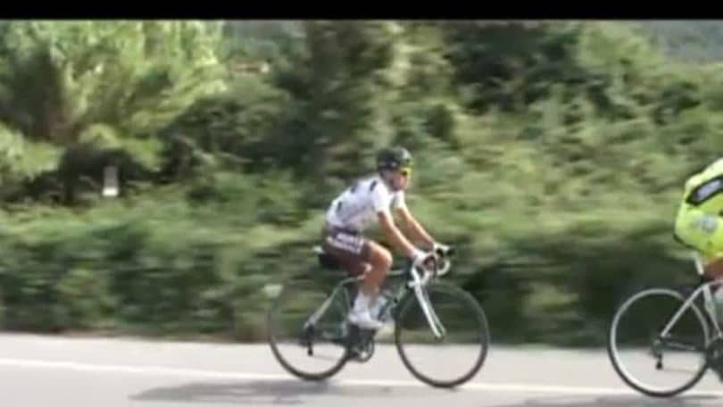 Ciclismo: Pozzovivo cade, ma non è grave