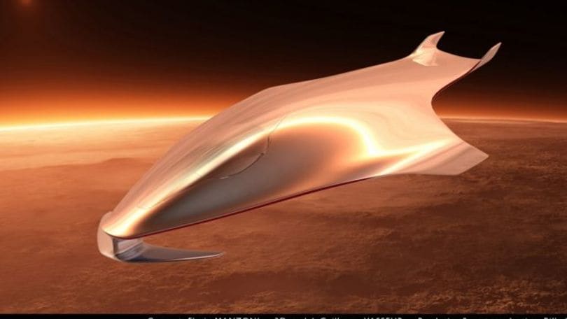 Manzoni disegna la prima astronave Ferrari