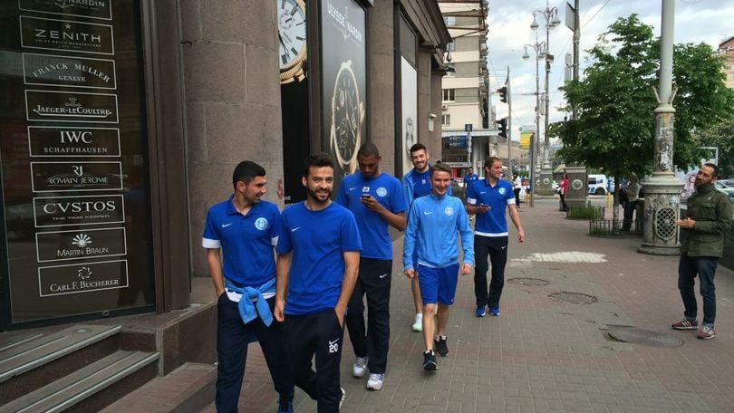 Dnipro si rilassa per le strade di Kiev in attesa del Napoli