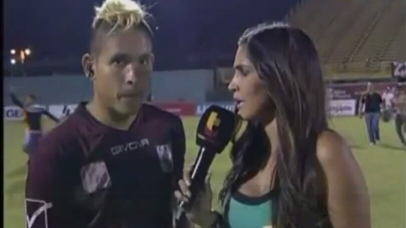 Venezuela, intervista a fine partita con finale...a sorpresa!