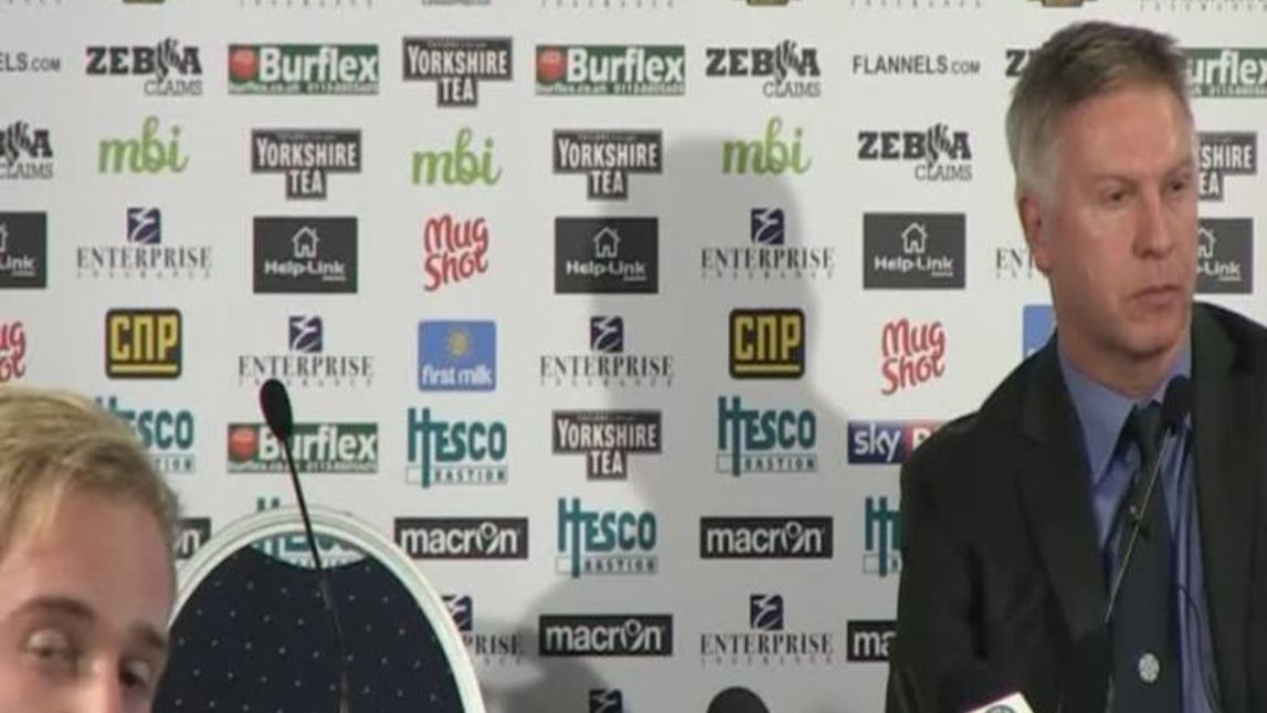 Cellino show in conferenza a Leeds