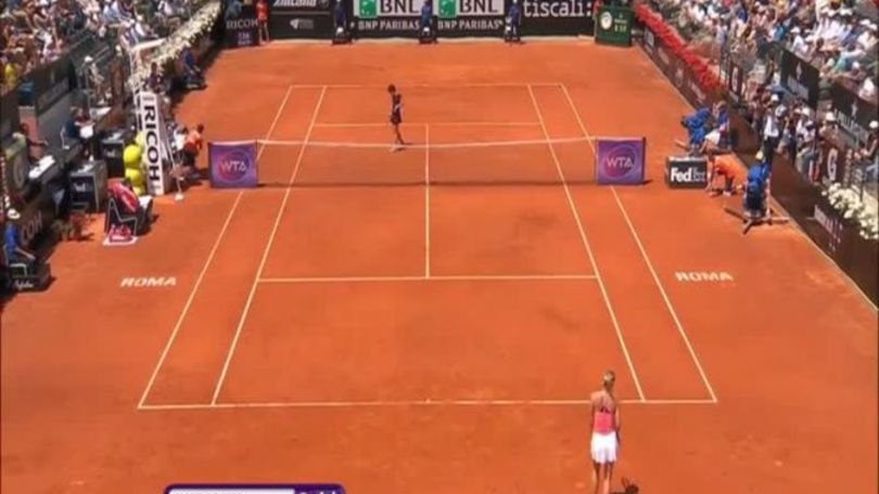 Tris della Sharapova a Roma