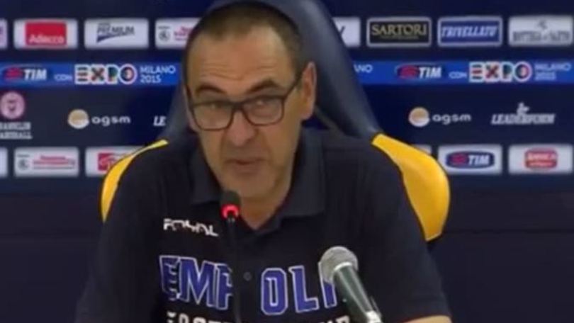 Sarri: "Infuriato per la sconfitta"