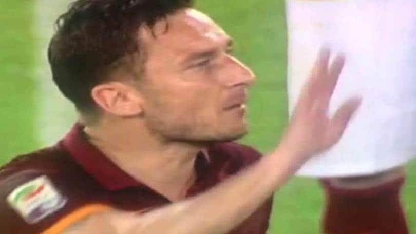 Totti carica la squadra dopo l'1-1: «Facciamo quattro gol...»