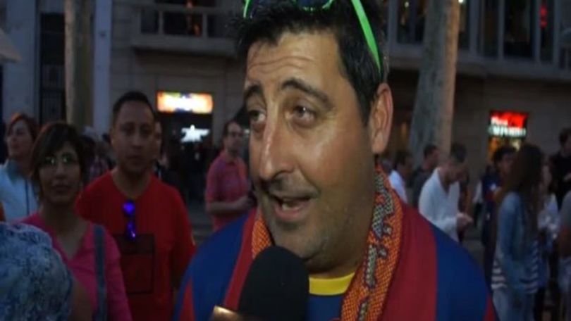 Festa Barça, i tifosi: "Ora la Champions!"