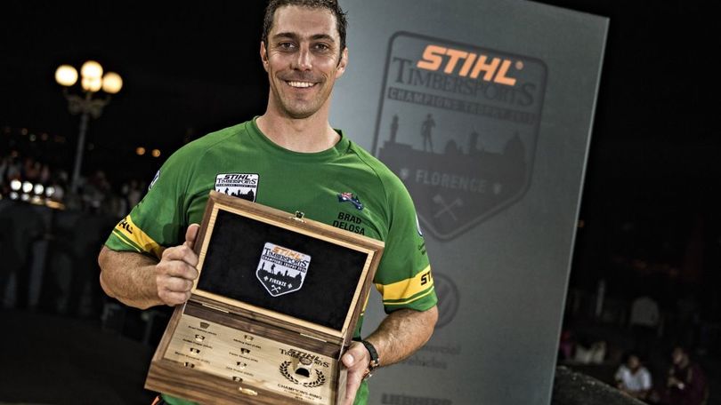 Stihl Timbersports, Champions Trophy 2015: a Firenze Brad Delosa si conferma il più forte!