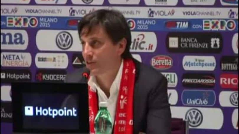 Montella: "Fiesole? Ha risposto il presidente"