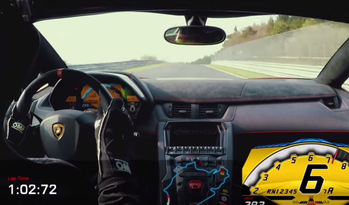 Lamborghini Aventador SV, giro sotto i 7' al Nurburgring