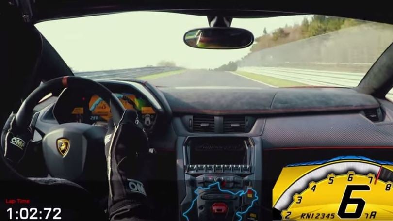 Lamborghini Aventador SV, giro sotto i 7' al Nurburgring