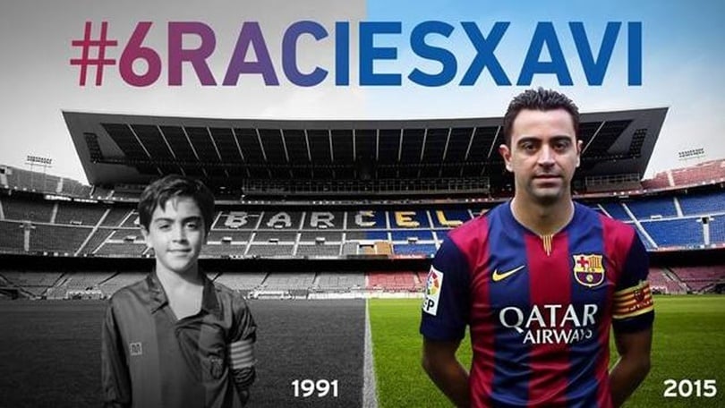 Barça, l'addio di Xavi. E' Totti l'ultima bandiera