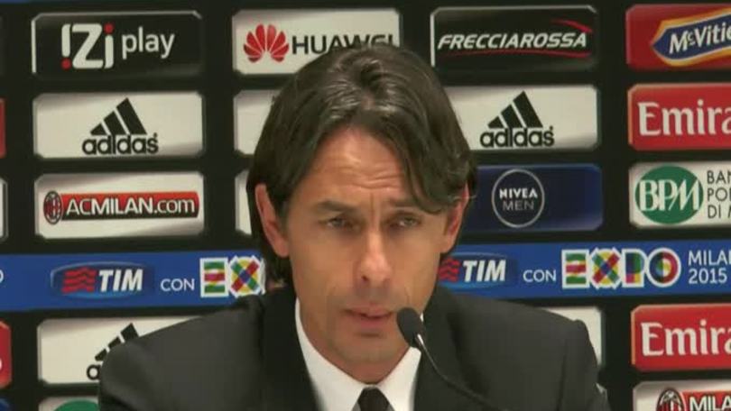 Inzaghi: "Mi sento ancora l'allenatore del Milan"