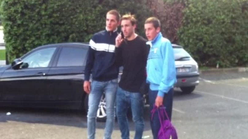 Lazio, Biglia lascia lo stadio da solo