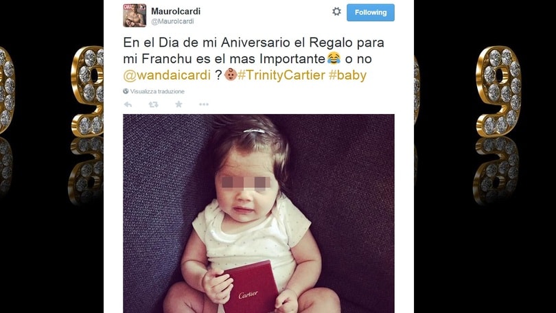 Icardi, 1 anno con Wanda ma il regalo è per Fran