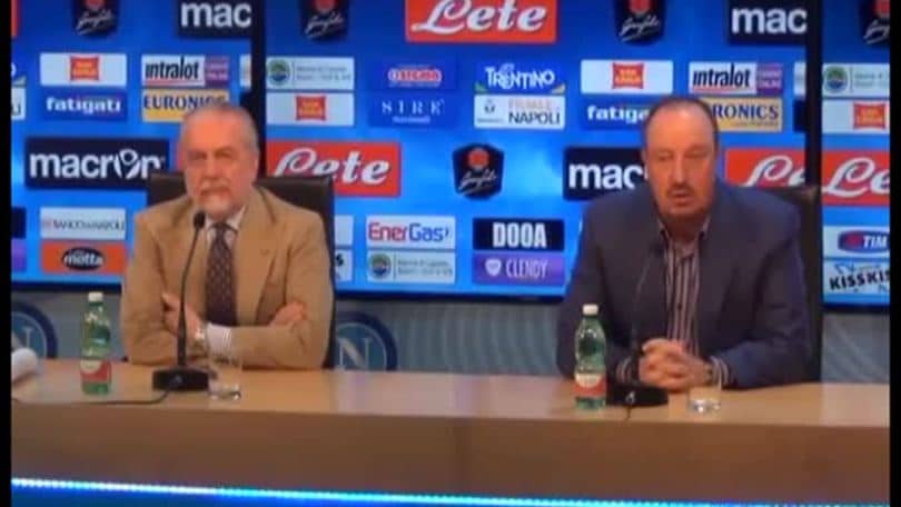 Benitez: "Lascio il Napoli, spero in Champions"