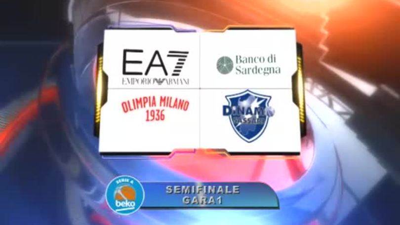 Semifinale G1 EA7Emporio Armani Mi-Banco di Sardegna Ss