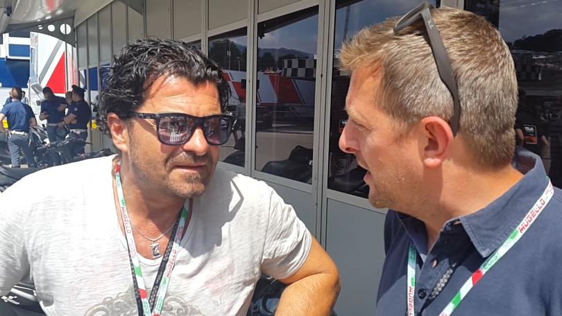 MotoGp Mugello, l'intervista ad Alberto Tomba
