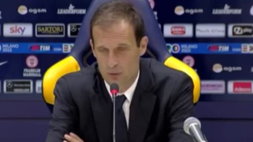 Allegri: "E' stato un buon allenamento"