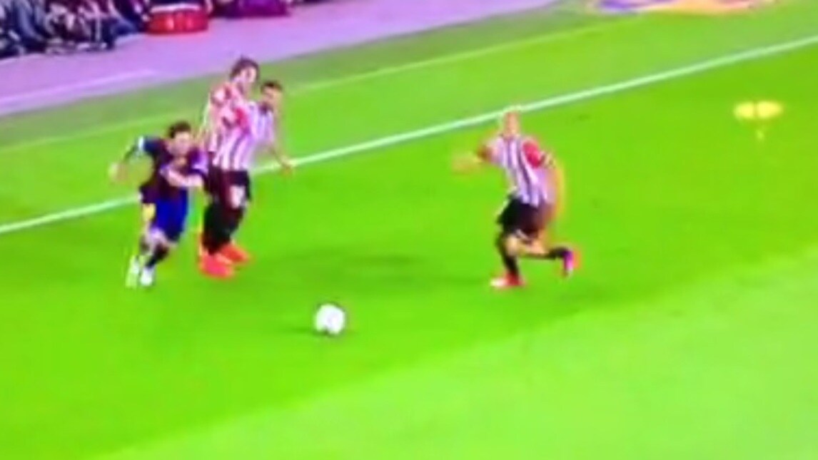 Messi un gol spettacolare. Una prodezza da cineteca