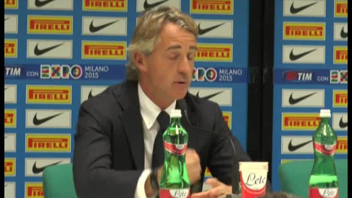 Mancini: "Dobbiamo riportare l'Inter dove merita"
