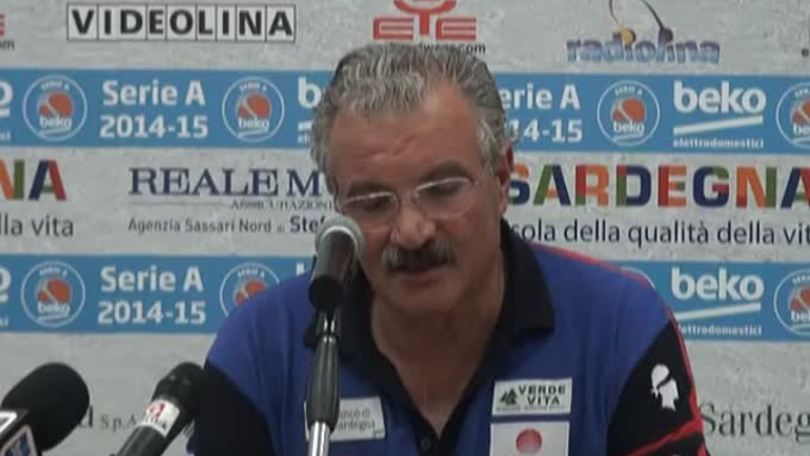 Basket A1, Sacchetti: "Sono più che contento"