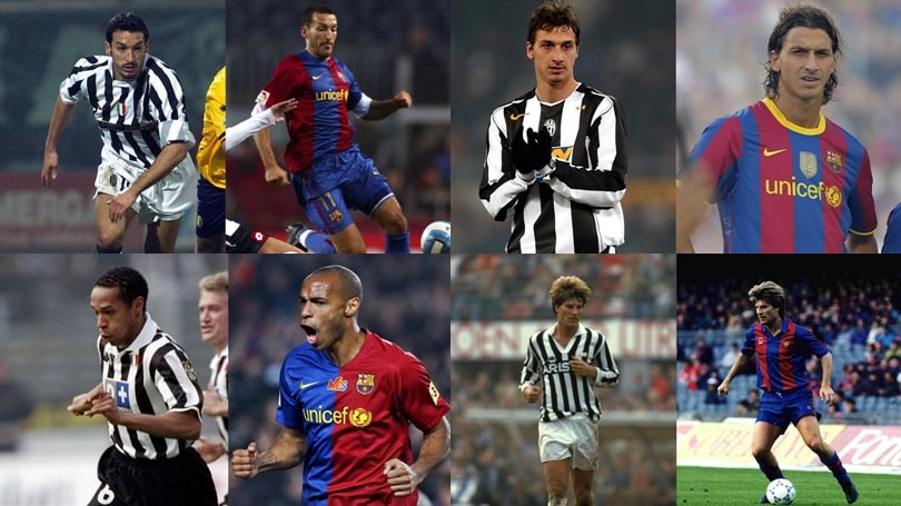 Juve-Barça: ecco tutti gli ex in comune