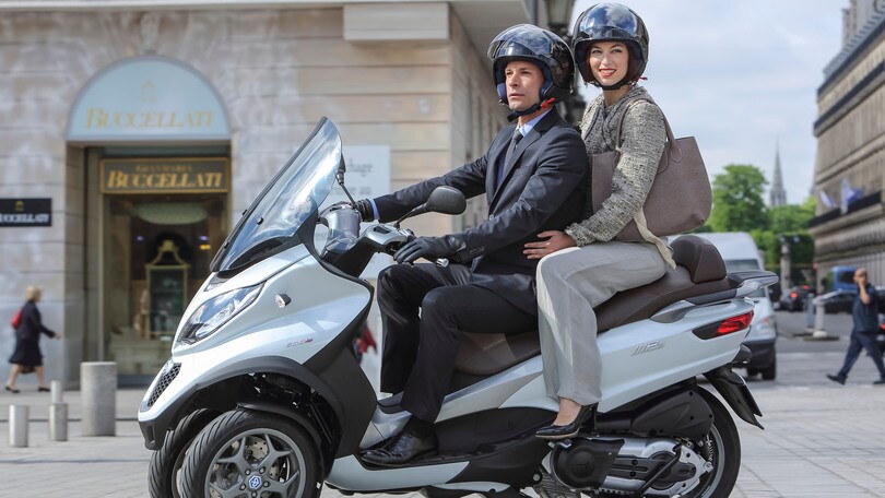 Piaggio Mp3 in prova a Roma