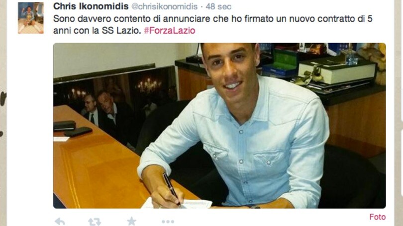Lazio, ora è ufficiale: rinnova Oikonomidis